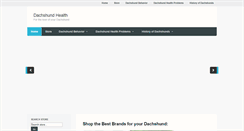 Desktop Screenshot of dachshundhealth.com